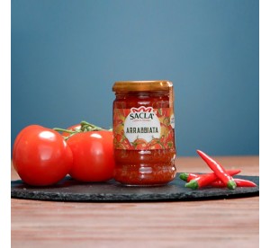 Sauce Arrabbiata 190g – Recette italienne épicée Saclà