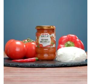 Sauce Poivrons & Mozzarella 190g – Recette italienne Saclà