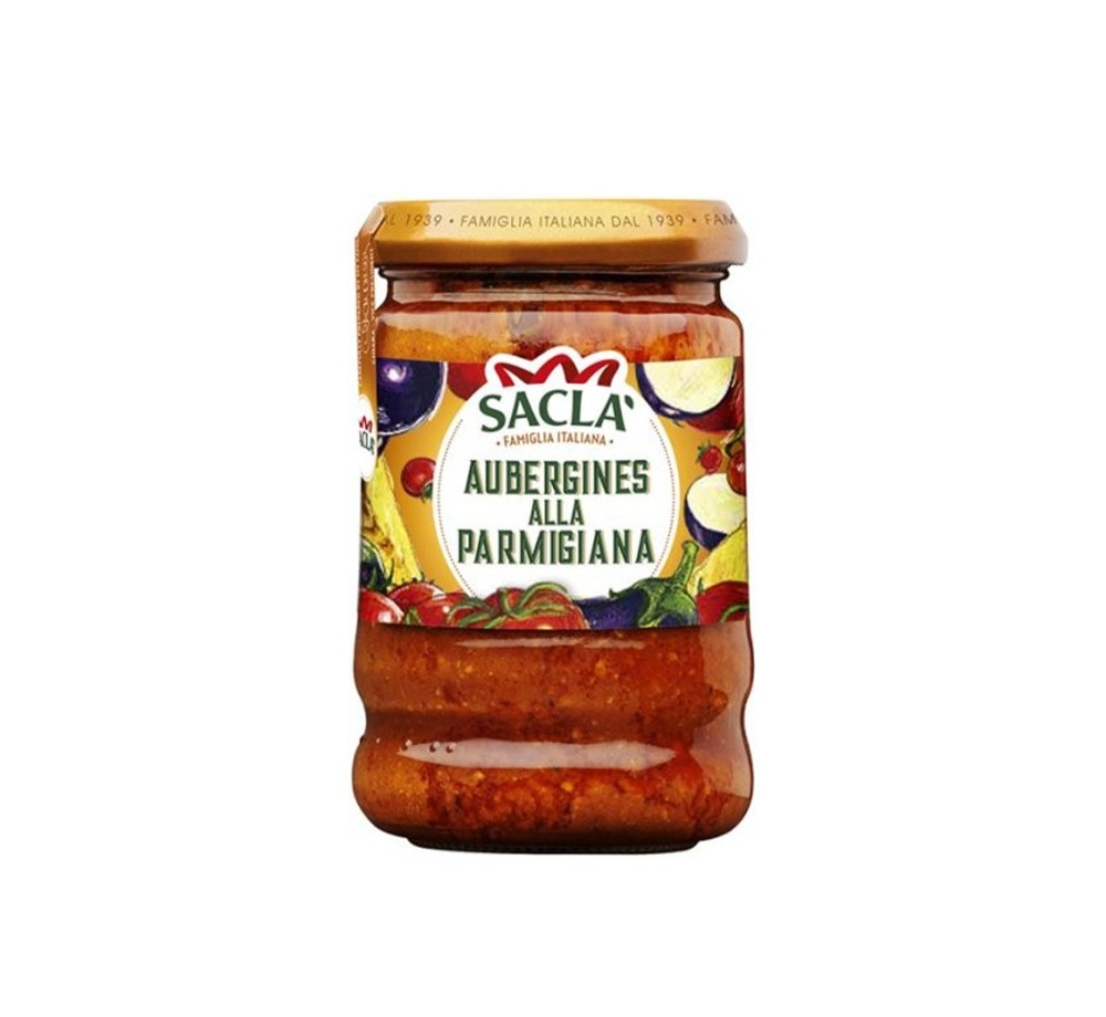 Sauce Aubergines alla Parmigiana 190g – Recette italienne Saclà