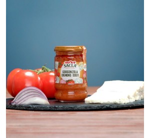 Sauce Gorgonzola & Oignons doux 190g – Recette Saclà