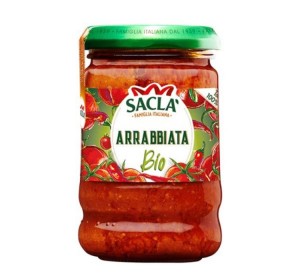 Sauce Arrabbiata bio 190g – Recette piquante italienne Saclà