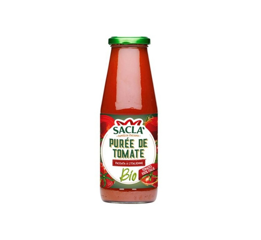 Purée de tomates Bio 680g – Passata italienne Saclà