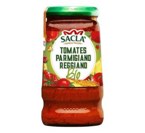 Sauce Tomates & Parmigiano Reggiano Bio 190g – Saclà