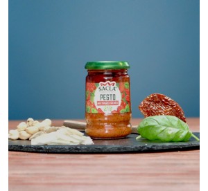 Pesto aux tomates séchées Bio 190g – Pesto italien Saclà