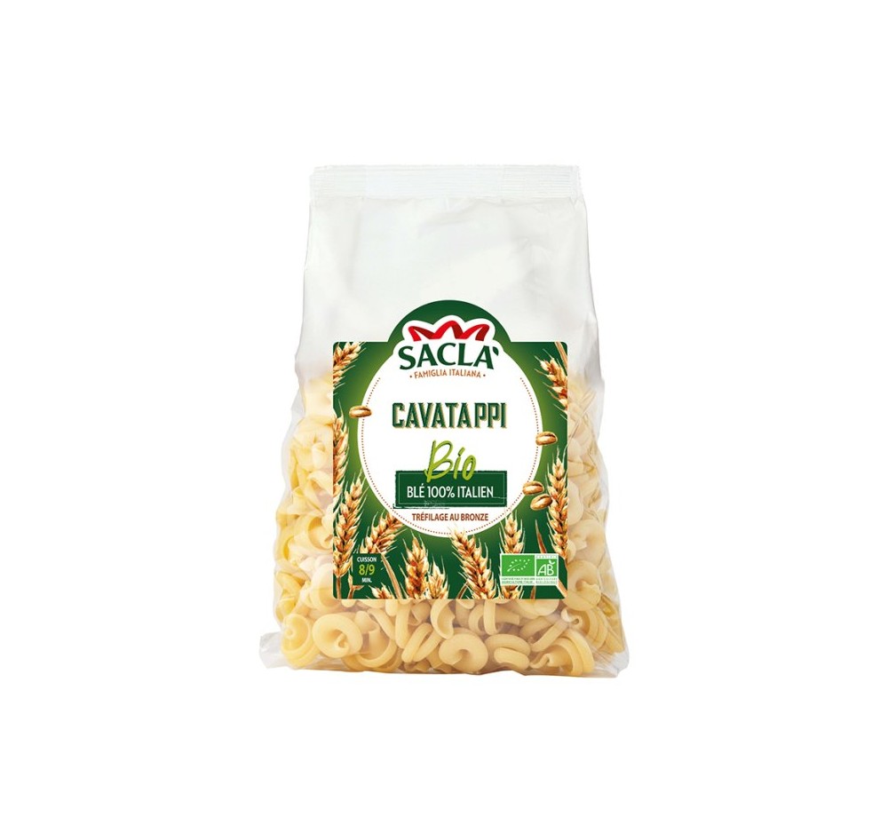 Pâtes Cavatappi Bio Saclà 500 g – Pâtes italiennes