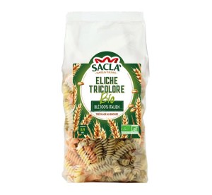 Pâtes Eliche Tricolore Bio Saclà 500 g – Pâte italiennes