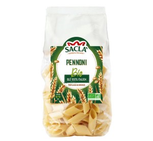 Pâtes Pennoni Bio Saclà 500 g – Pâtes italiennes