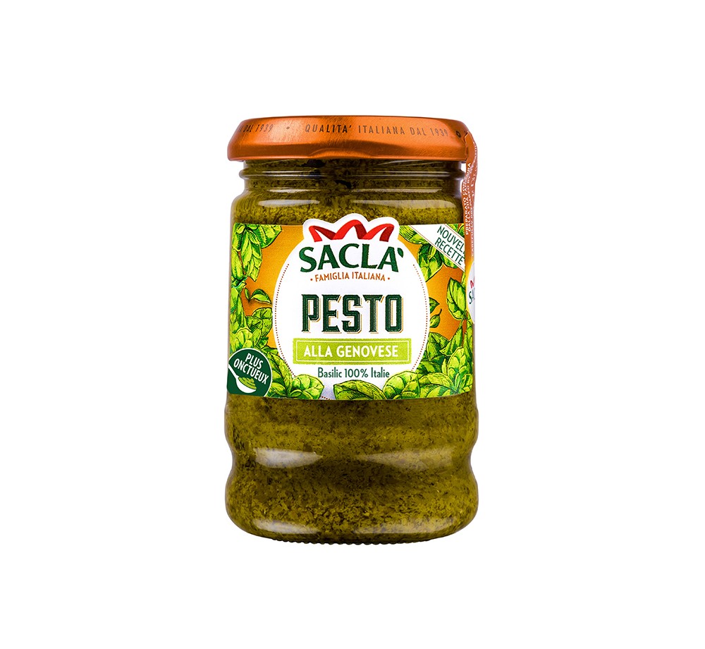 Pesto alla Genovese Nouvelle Recette 190g Saclà – Basilic 100% Italie