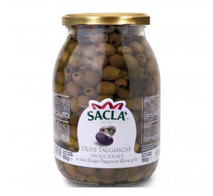 Olives Taggiasche Dénoyautées Saclà 950 g – Format Pro