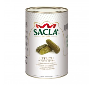 Cornichons conservés au vinaigre de vin 4kg