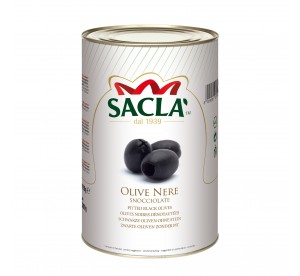 Olives Noires Dénoyautées Saclà 5 kg – Format Pro