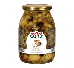 Mélange de champignons à l’huile de tournesol 1kg – Format pro Saclà