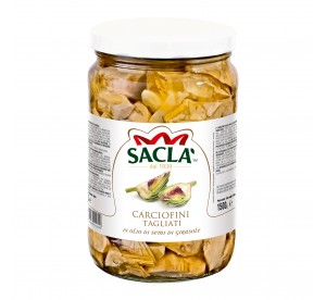 Quartiers d'artichauts à l'huile de tournesol Saclà 1,5 kg - format pro
