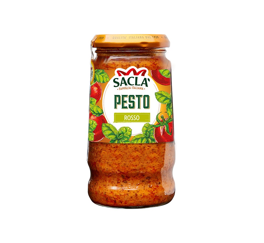 Pesto Rosso 290g – Pesto rouge italien format familial Saclà