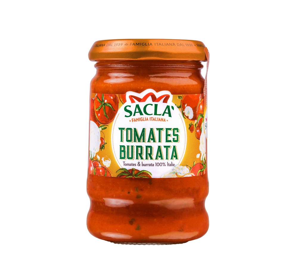 Sauce Tomates & Burrata 190g – Recette italienne Saclà