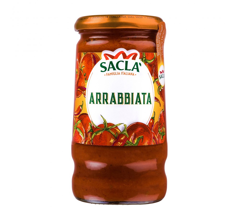 Sauce Arrabbiata 345g – Saveurs épicées italiennes Saclà