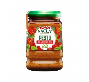 Pesto aux tomates séchées Bio 190g – Pesto italien Saclà
