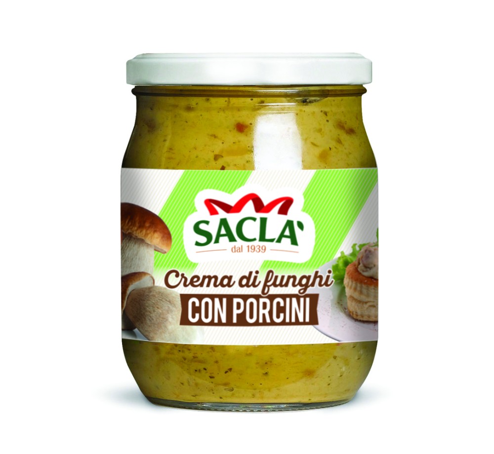 Crème aux cèpes et champignons Saclà 500 g – Spécialité italienne