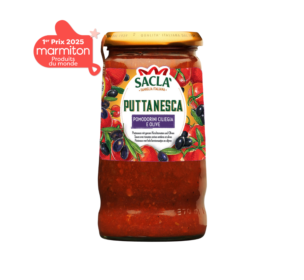 Sauce Puttanesca Saclà 350 g – Recette italienne