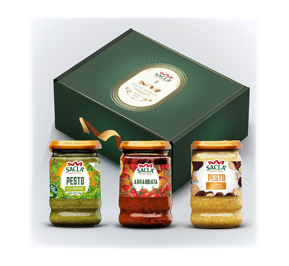 Top Box Saclà – Coffret gourmand italien pesto & sauces