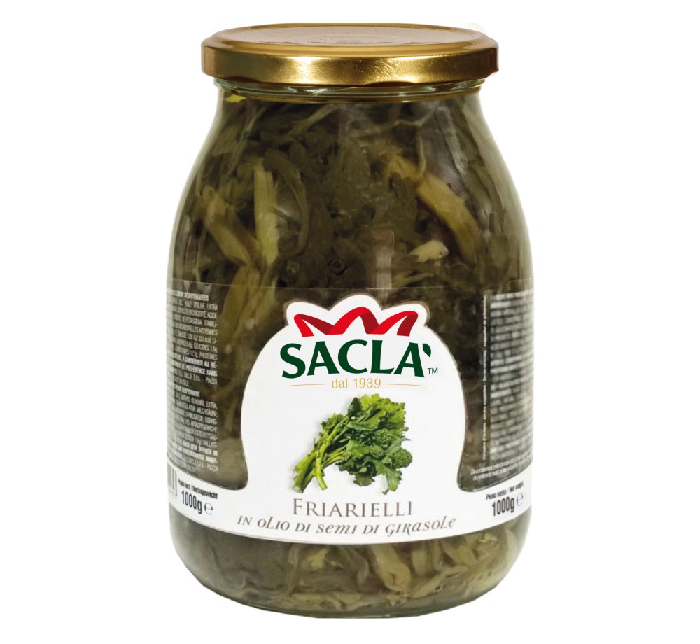 Friarielli (brocoli‑rave) 1kg – Format pro Saclà