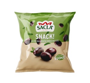 Olives Kalamata dénoyautées 30g – Format snack | Saclà
