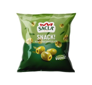 Olives vertes dénoyautées 30g – Format snack & apéritif | Saclà