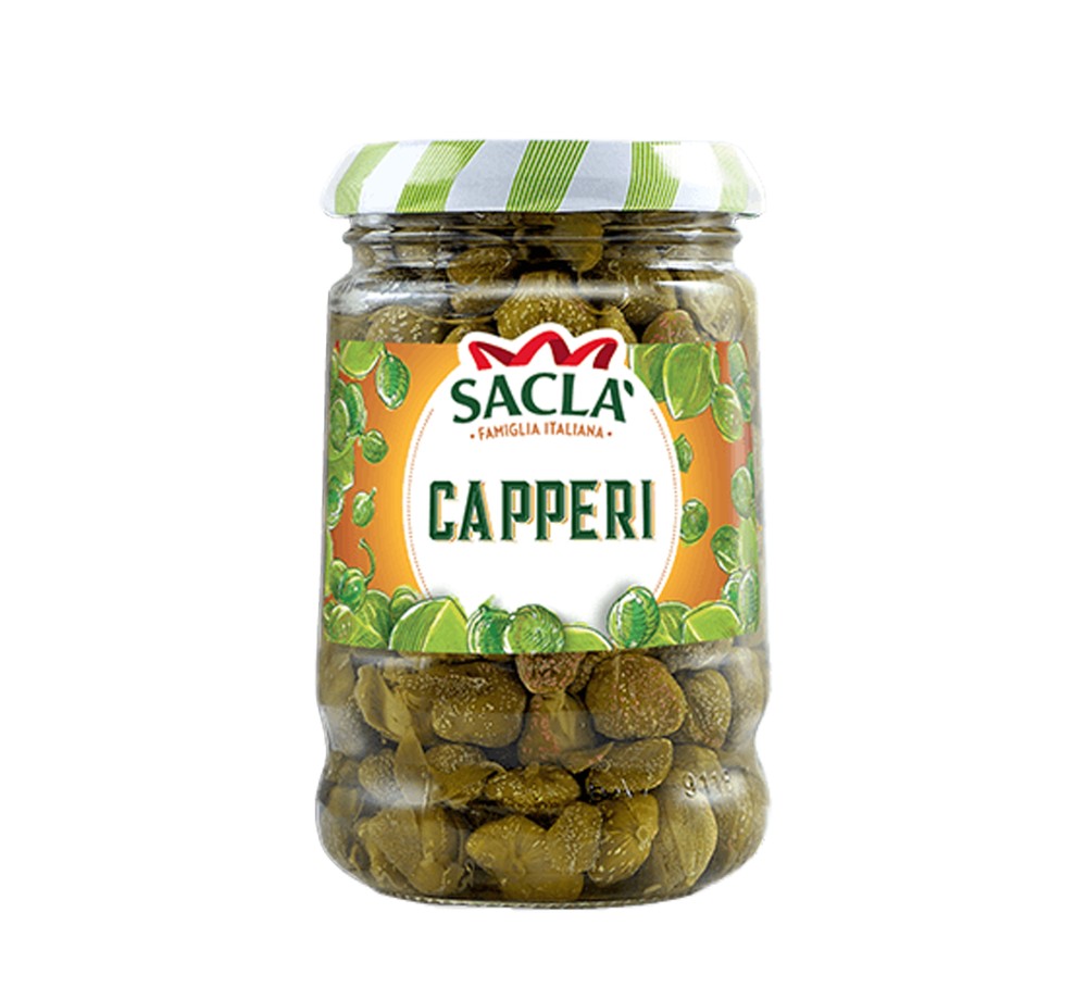 Câpres en saumure 200 g Saclà – Saveur intense & méditerranéenne