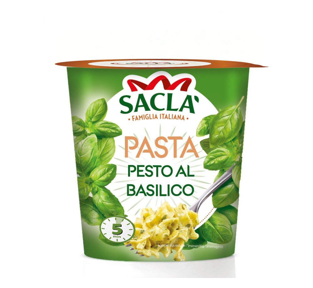 Pasta Pot au pesto basilic – Pâtes prêtes en 5 minutes | Saclà