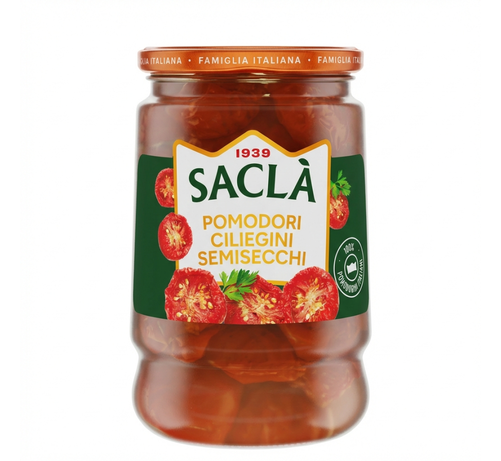 Tomates Semi‑Séchées 180g – Tendres et savoureuses | Saclà