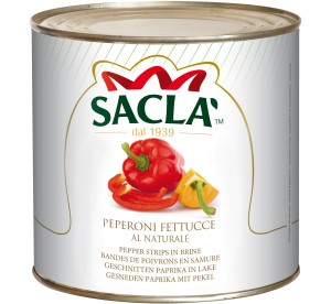 Filets de Poivrons Jaunes et Rouges 2,5 kg – Format pro | Saclà