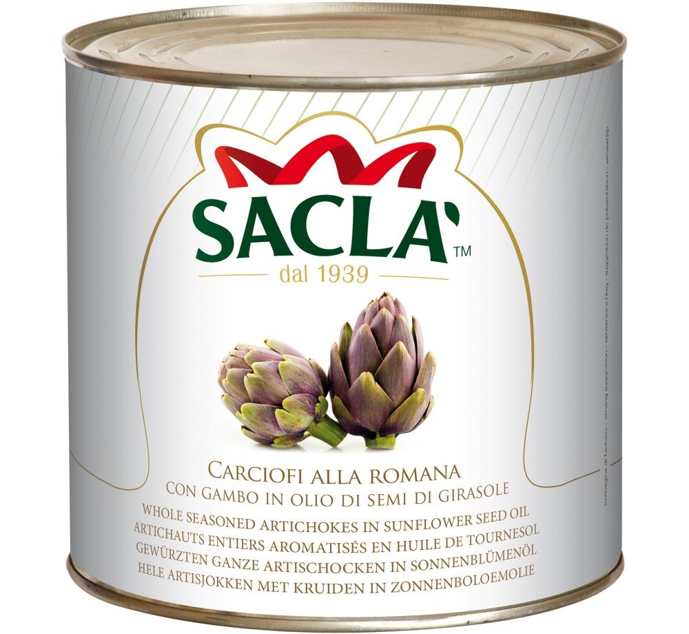 Artichauts à la Romaine 2,6 kg – Format pro | Saclà