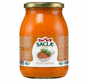 Pesto Rosso 980 g – Tomates & fromages italiens AOP | Saclà