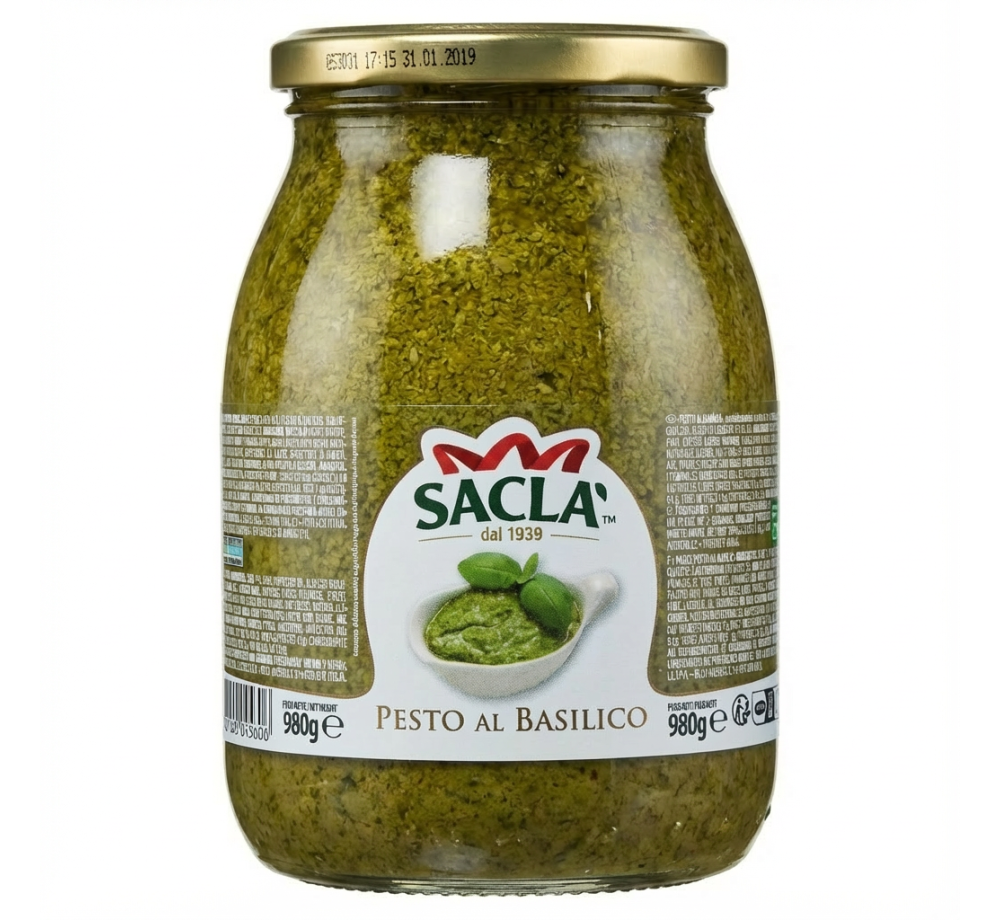 Pesto alla Genovese 980 g – Recette italienne traditionnelle | Saclà