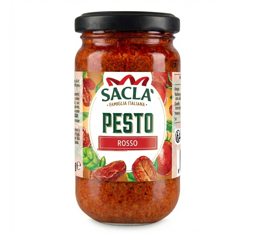 Pesto Rosso 180g – Sauce tomate italienne | Saclà