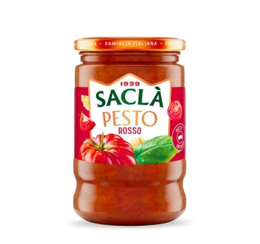 Pesto Rosso Saclà 190g – Une recette plus onctueuse et gourmande