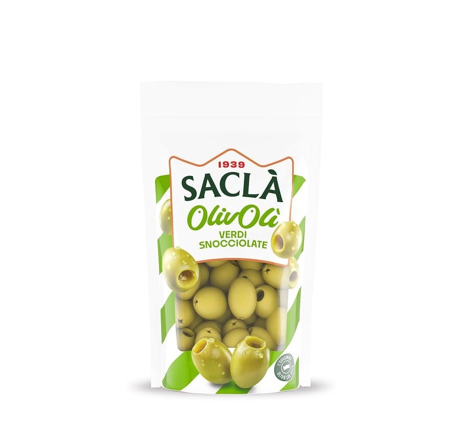 Olives vertes dénoyautées 185g Olives vertes dénoyautées 185g