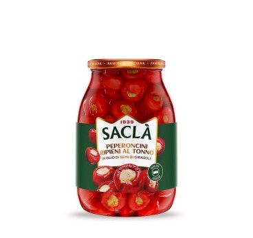 Poivrons Farcis au Thon Saclà 1 kg – Antipasti italiens