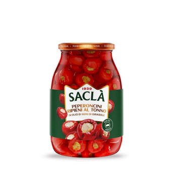 Poivrons Farcis au Thon Saclà 1 kg – Antipasti italiens