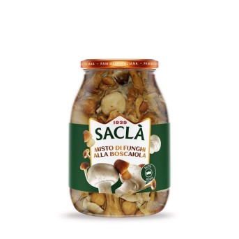 Mélange de champignons à l’huile de tournesol 1kg – Format pro Saclà