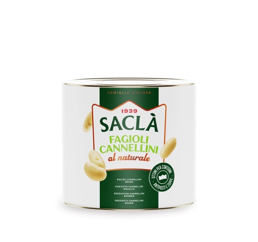 Haricots cannellini au naturel 2,5kg Haricots cannellini au naturel 2,5kg